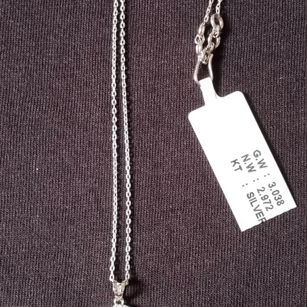 925 Sterling Silver Lab-Grown Diamond Tree of Life Pendant Necklace | E-F Color VVS Clarity | 0.14 Ct Diamond | Elegant Women’s Jewellery